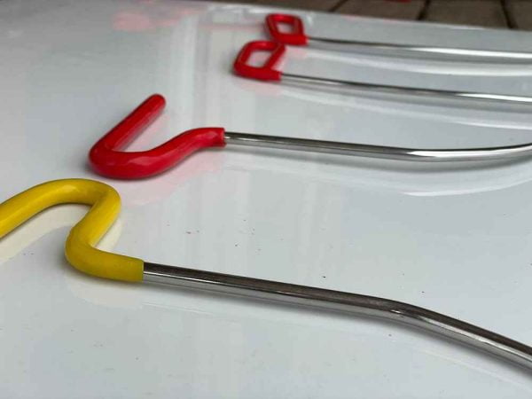 PDR Tools Paintless Dent Repair Rods Tool Side Panel Hook Kit 8-20 Pcs